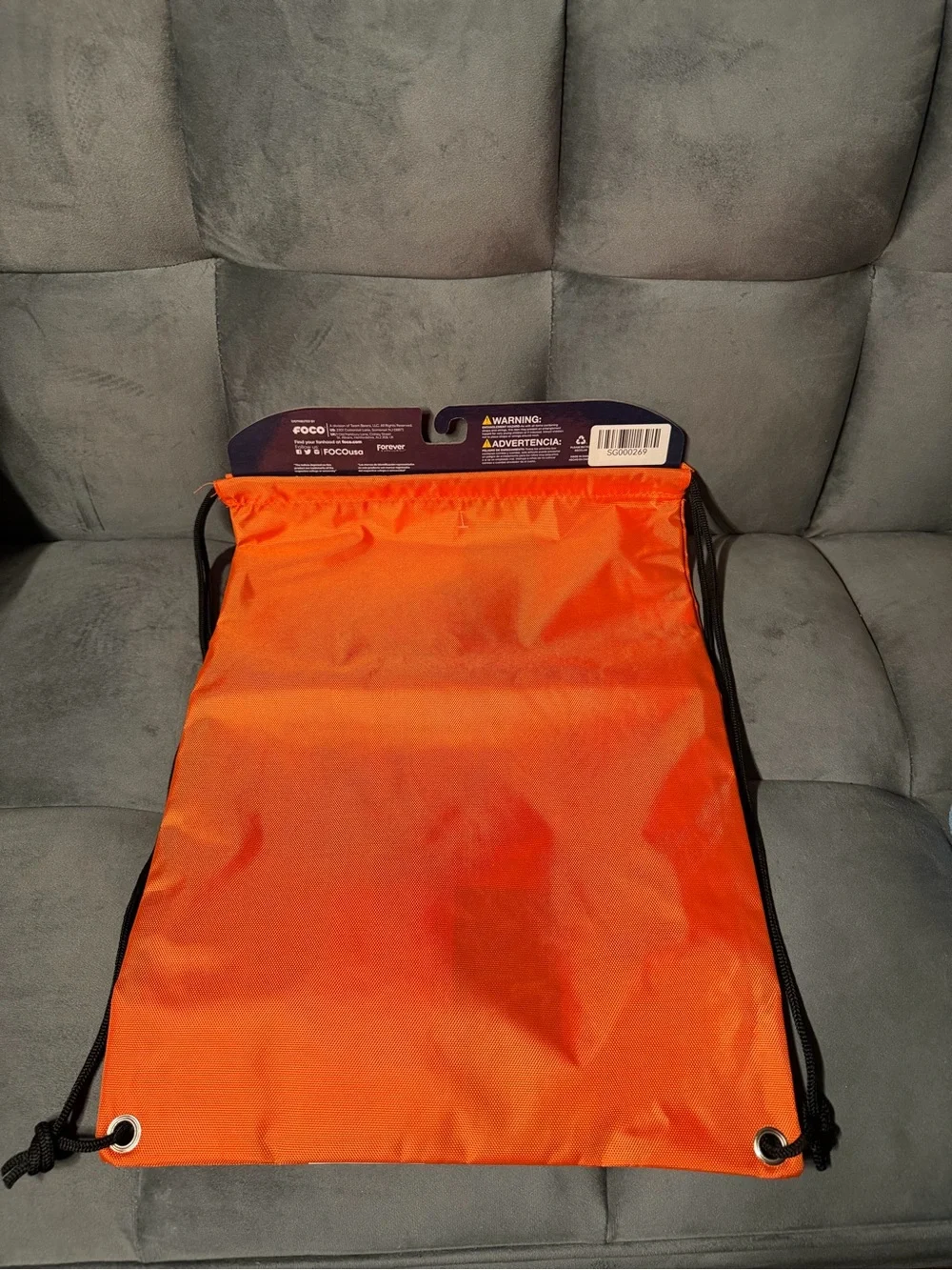 Oklahoma State Cowboys OSU Oversize Big Logo Slant Drawstring Backpack Bag NEW